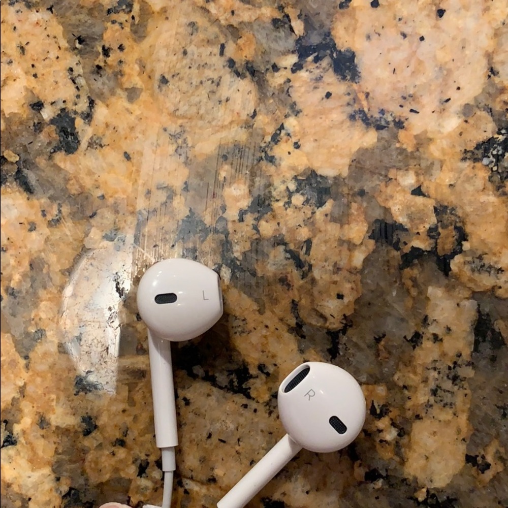 White headphones